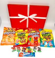 Load image into Gallery viewer, American Candy Red Gift Box Sour Patch Kids
