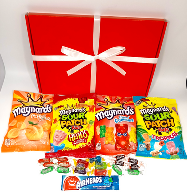 American Candy Red Gift Box Sour Patch Kids