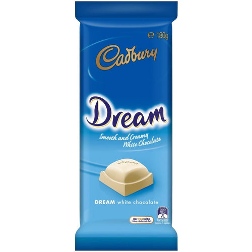 Cadbury’s Dream White Chocolate - 180g [Australian] *EXPIRY 15.10.22*