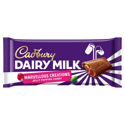 Cadbury's Marvellous Creations Jelly Popping Candy Beans - 50g [Australian] *EXPIRY 11.08.22*
