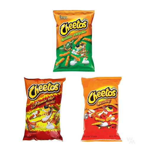 American Original Cheetos Trio Bundle Deal XXL Bags (226g each)