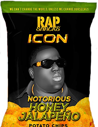 Rap Snacks Icon Notorious B.I.G. Honey Jalapeño Potato Chips - 2.75oz (78g)