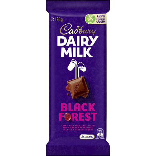 Cadbury’s Black Forest Chocolate - 180g [Australian] *EXPIRY 07.11.22*