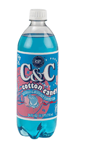 C&C Soda Cotton Candy Bottle 710ml