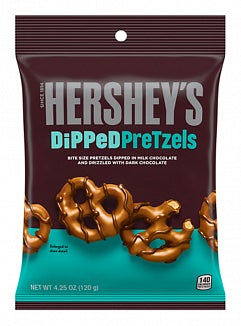 Hershey's Milk Chocolate Dipped Pretzels (120g)