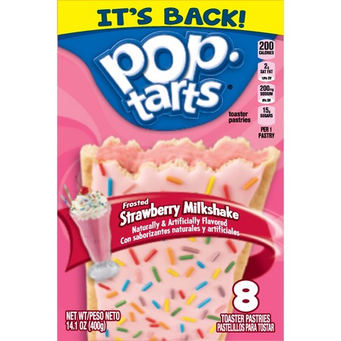 Kellogg’s Pop Tarts Grocery Pack Strawberry Milkshake 399g – Box