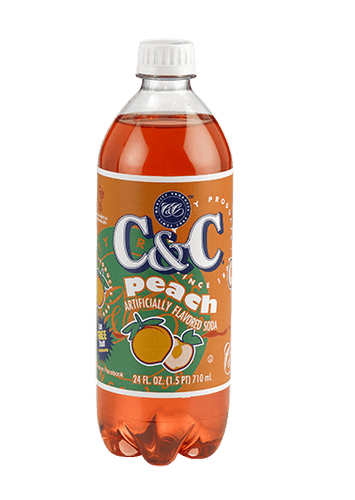 C&C Soda Peach Bottle 710ml