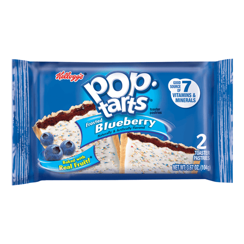 Kellogg’s Pop Tarts Twin Pack Frosted Blueberry 623g