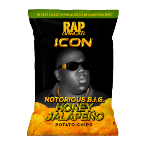 Rap Snacks Icon Notorious B.I.G. Honey Jalapeño Potato Chips (28g)
