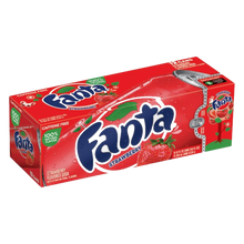 Load image into Gallery viewer, Fanta Strawberry Fridge Pack (12 x 355ml cans)