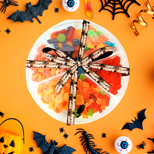 Halloween Black Ribbon American Candy Platter - 600g