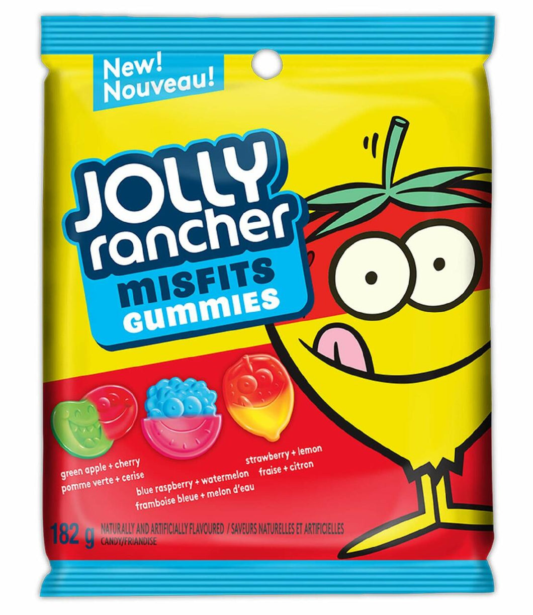 Jolly Rancher Misfits Assorted Original Gummies - 182g [Canadian Import)