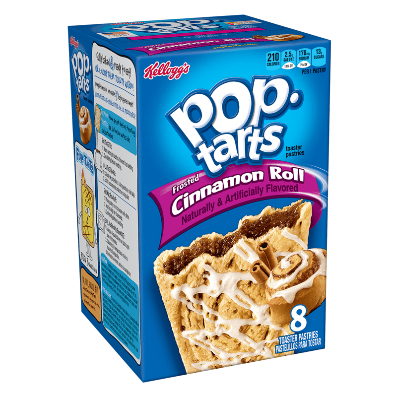 Kellogg’s Pop Tarts Grocery Pack Cinnamon Roll 396g