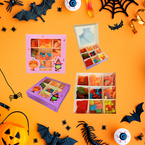 Purple Halloween American Candy Gift Box - 270g