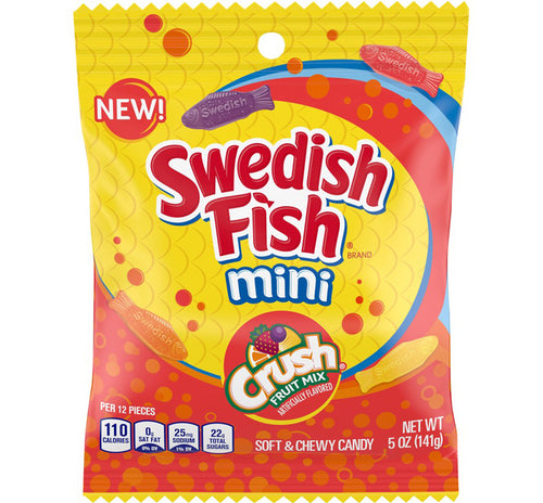 Swedish Fish Mini Crush Fruit Mix (141g)