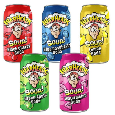 Warheads Sours Soda All 5 Flavours Bundle Deal