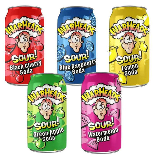 Warheads Sours Soda All 5 Flavours Bundle Deal