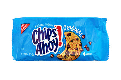 Chips Ahoy! Chocolate Chip Cookies 40g (pack of 4 cookies)