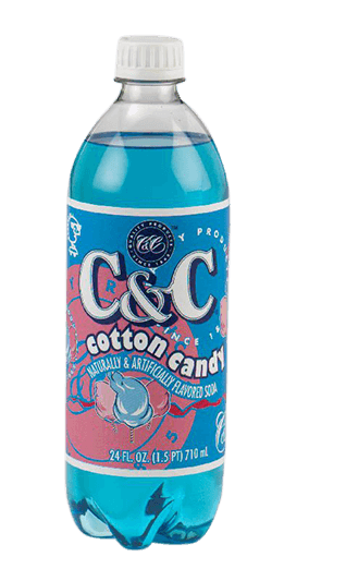 C&C Soda Cotton Candy Bottle 710ml