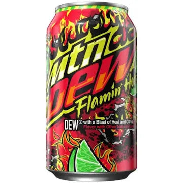 Mountain Dew FLAMIN HOT Soda 355ML LIMITED EDITION