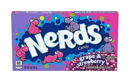 Grape & Strawberry Nerds Theatre Box 141g