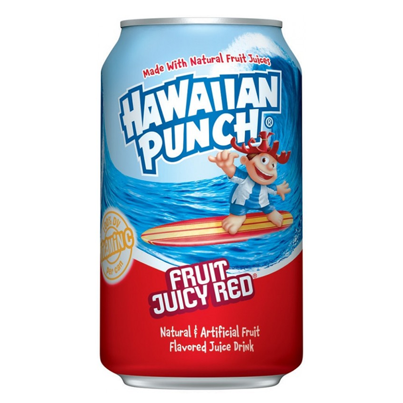 Hawaiian Punch Fruit Juicy Red Soda 355ml *BB 28.03.22*