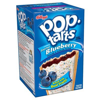 Kellogg’s Pop Tarts Grocery Pack Frosted Blueberry 416g - Contains Gelatine