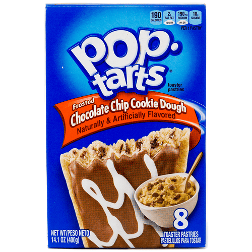 Kellogg’s Pop Tarts Grocery Pack Cookie Dough 399g -