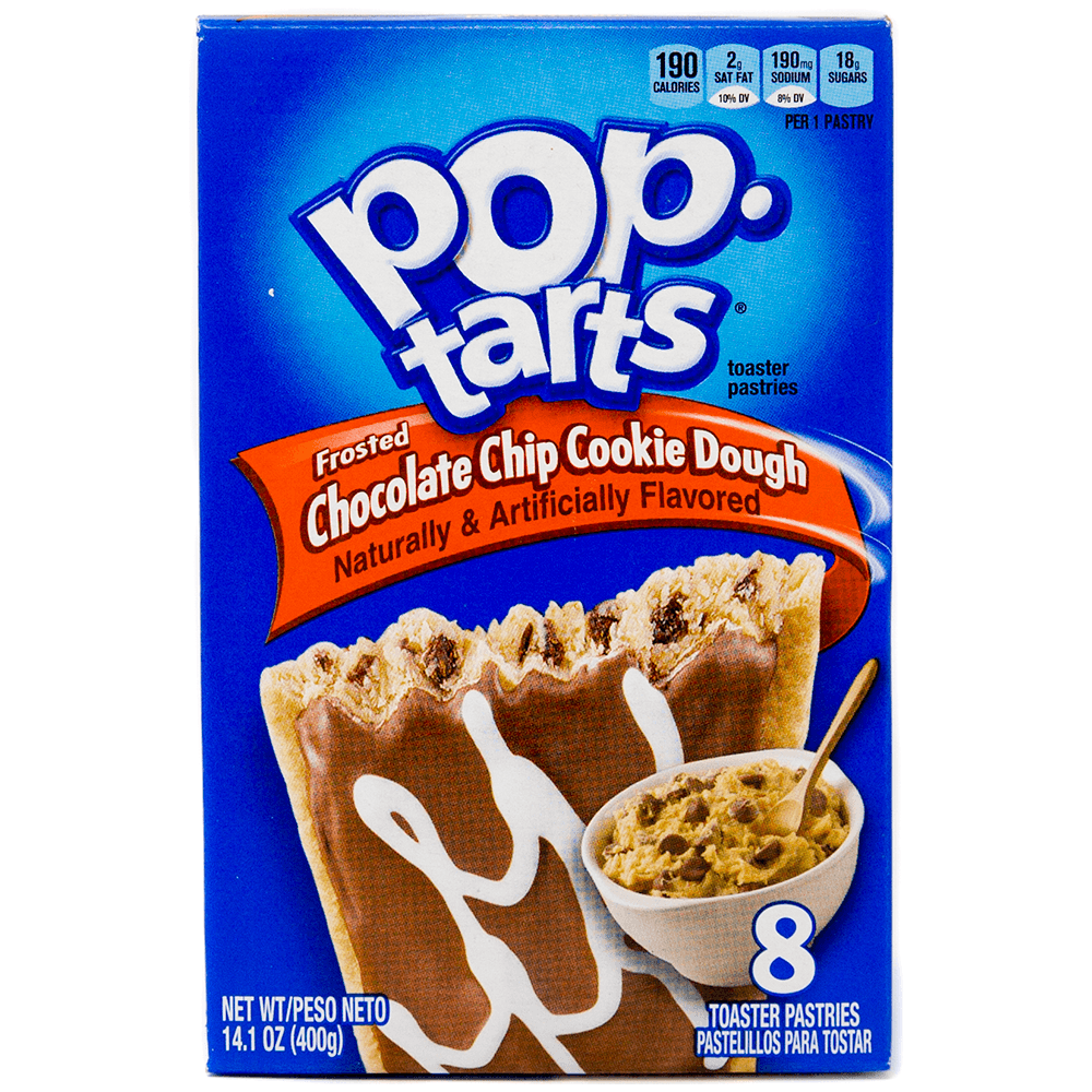 Kellogg’s Pop Tarts Grocery Pack Cookie Dough 399g -