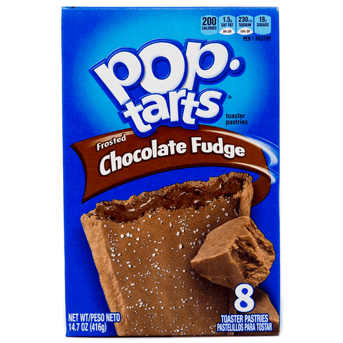 Kellogg’s Pop Tarts Grocery Pack Frosted Chocolate Fudge 396g - Contains Gelatine