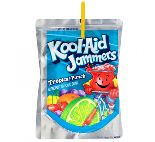 Kool Aid Sour Jammers Zappin’ Tropical Punch 177ml