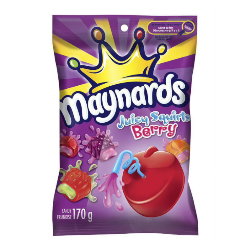Maynards Juicy Squirts Berry - 170g [Canadian Import]