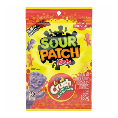 Maynards Sour Patch Kids Crush Soda Fruit Mix - 185g [Canadian Import]