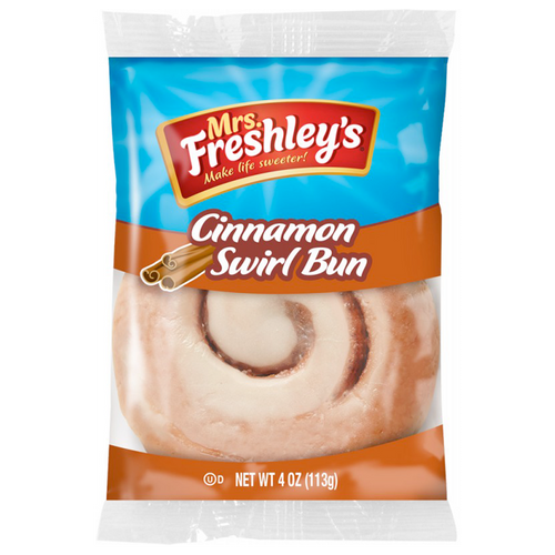 Mrs Freshley's Cinnamon Swirl Bun 4oz (113g)