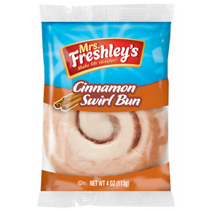 Mrs Freshley's Cinnamon Swirl Bun 4oz (113g)