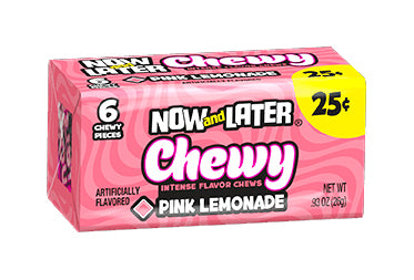 Now & Later Chewy Pink Lemonade (26g)