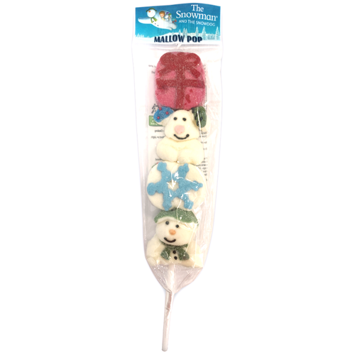 The Snowman and The Snowdog Decorated Mallow Pop - 40g